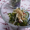 ピンクのたまご's cooksnap of when they made えのきときゅうりの梅肉和え.