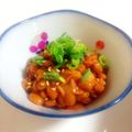 チョミ蔵's cooksnap of when they made とっても体に良い✨キムチ納豆(´ω`).