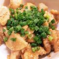 marr_cham's cooksnap of when they made 簡単☆鶏胸肉のガーリックごま醤油炒め.
