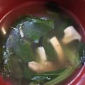みき☆もも's cooksnap of when they made 小松菜のたまごスープ.