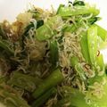 ぱと８１０'s cooksnap of when they made 小松菜としらす炒め.