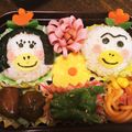 kirari_fairy's cooksnap of when they made はなかっぱ＆ももかっぱ＊キャラ弁・遠足.