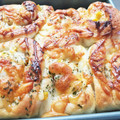 よっしー0332's cooksnap of when they made HBで簡単★ツナマヨスクエアパン♪.