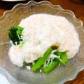 B子chan's cooksnap of when they made ほうれん草の明太・とろろかけ♪.