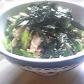 アムたん's cooksnap of when they made 小松菜とツナの和え物.