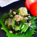 モコリンママ's cooksnap of when they made 給食の味♪わかめときゅうりのツナ和え.
