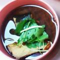 おいなり。's cooksnap of when they made ♪はまちのアラの赤だし♪.