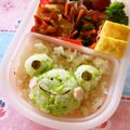 ちょこ０１７'s cooksnap of when they made 梅雨にも＊キャラ弁＊カエルちゃん.