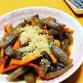 さちハナ's cooksnap of when they made きんぴらこんにゃく.