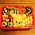 楓佳ママ's cooksnap of when they made キャラ弁おかず☆プーさんのハニーポット.