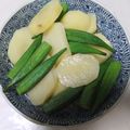 キンギョカエデネーム's cooksnap of when they made オクラとジャガイモの白だし漬け.