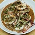 アイヅテイ's cooksnap of when they made 烏賊のはらわたニンニク炒め.