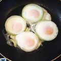 こむえ's cooksnap of when they made ❀オニオンリングdeまんまる目玉焼き❀.