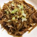 たくも～ママ's cooksnap of when they made 炊き立てご飯に♪牛肉とゴボウの甘辛炒め.