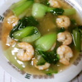 バウンド's cooksnap of when they made ニンニク無しのさっぱり青梗菜と海老炒め.