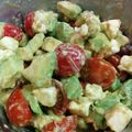 おまめマメ's cooksnap of when they made アボカドトマトとクリチの甘酸っぱ和え.
