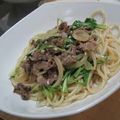moanamippy's cooksnap of when they made 牛肉とブロッコリーのパスタ.