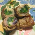 ★もぐさ★'s cooksnap of when they made ブルーベリーマッシュポテトの牛肉巻き焼き.
