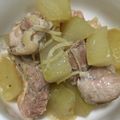 クックULWIMO☆'s cooksnap of when they made 冬瓜と鶏肉の煮物。ほっこり.