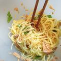 ちゃんすー９９'s cooksnap of when they made 簡単♪便利♪大葉と鮭のお弁当パスタ♪.