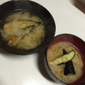 るんさん。20's cooksnap of when they made 揚げ茄子と玉ねぎの味噌汁♪.