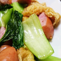 fuuuuco's cooksnap of when they made 青梗菜とウインナのマヨ炒め.