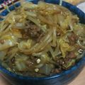 nyha26's cooksnap of when they made 白菜ともやしのあんかけご飯.