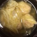 ★★nonchi★★'s cooksnap of when they made コク旨☆ふわふわ肉だんごスープ.