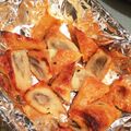 ♪トリピー♪'s cooksnap of when they made ごぼ天の七味マヨネーズ焼き.