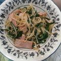 ママリン0113's cooksnap of when they made モヤシとニラのスパイシーベーコン炒め♪.