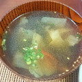 トルメ's cooksnap of when they made えのきとワカメの中華スープ☆.