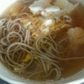 ＊りく♪'s cooksnap of when they made かき玉豆腐蕎麦.