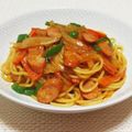 まあまま☆0403's cooksnap of when they made カレールーで作るスパゲッティ♪.