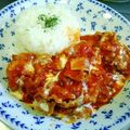 架愛夜's cooksnap of when they made 簡単☆豚コマ肉のトマト煮.