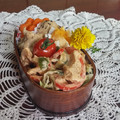 ☆むさし☆'s cooksnap of when they made 絶品エビマヨソースで*レンコンマヨ♪.