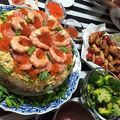 タイリース's cooksnap of when they made お祝いにケーキ寿司。押し寿司♡誕生日も.
