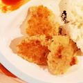 ひつじsan's cooksnap of when they made 離乳食~鶏肉とレンコンのお焼き.