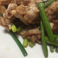 ☆ＬＮ's cooksnap of when they made 豚肉とにんにくの芽のオイスター炒め♡.
