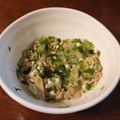 ♪cherry☆'s cooksnap of when they made 離乳食☆シーチキンのネバネバサラダ.