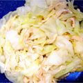 Pugまこちゃん's cooksnap of when they made カリカリ油揚げとキャベツの香ばし炒め.