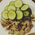 Mi7kuma's cooksnap of when they made きゅうりと砂肝の中華風和え物.