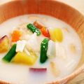 Aloha☆★'s cooksnap of when they made さつまいもの豆乳みそスープ.