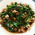MitsuruB's cooksnap of when they made 簡単 早い！ 牛肉 ニラの 胡麻油炒め♪.