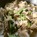 roseclover's cooksnap of when they made 簡単おかず❤豚肉&小松菜のゆず胡椒炒め.