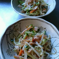 вё⭐чü's cooksnap of when they made もやしときゅうりとハムの酢の物♪.