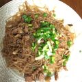 eucalymama's cooksnap of when they made 刻み春雨とひき肉のピリ辛炒め。.