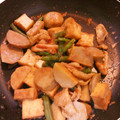 オサピー's cooksnap of when they made 鶏皮と厚揚げの味噌煮.