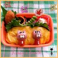 みうきー's cooksnap of when they made 指人形なリスくん♪キャラ弁.