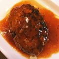 kーkayo's cooksnap of when they made 腹ペコ男子パクパク！我が家のハンバーグ☆.
