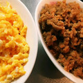 くまのぶーたろう's cooksnap of when they made しっとり鶏そぼろご飯.